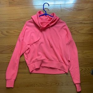pink lounge sweatshirt